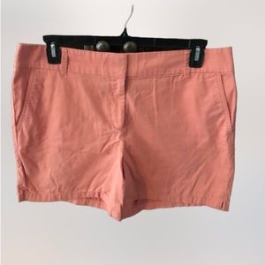 Loft by Ann Taylor 6” shorts, Cotton, Peach, Size 14